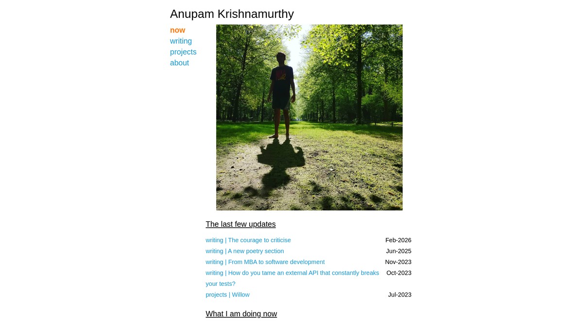 anupam.de screenshot