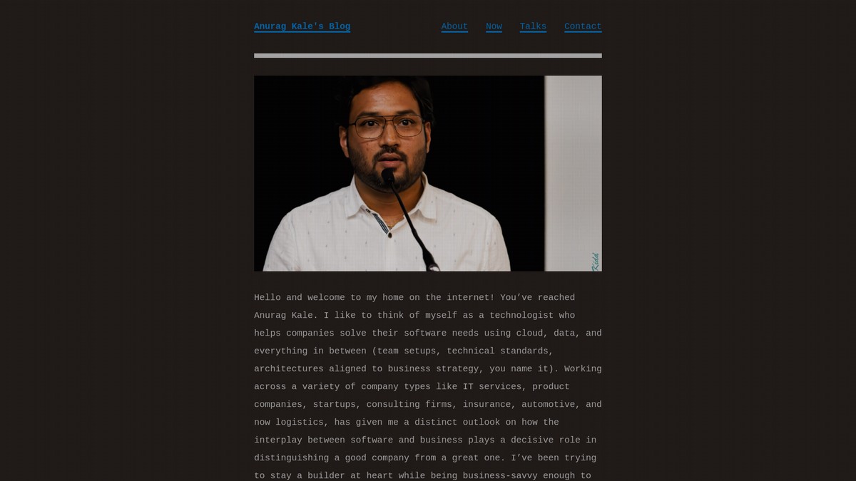 anuragkale.com screenshot