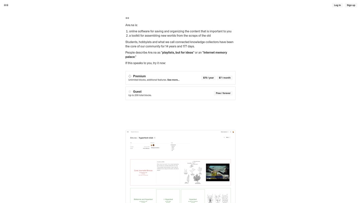 are.na screenshot