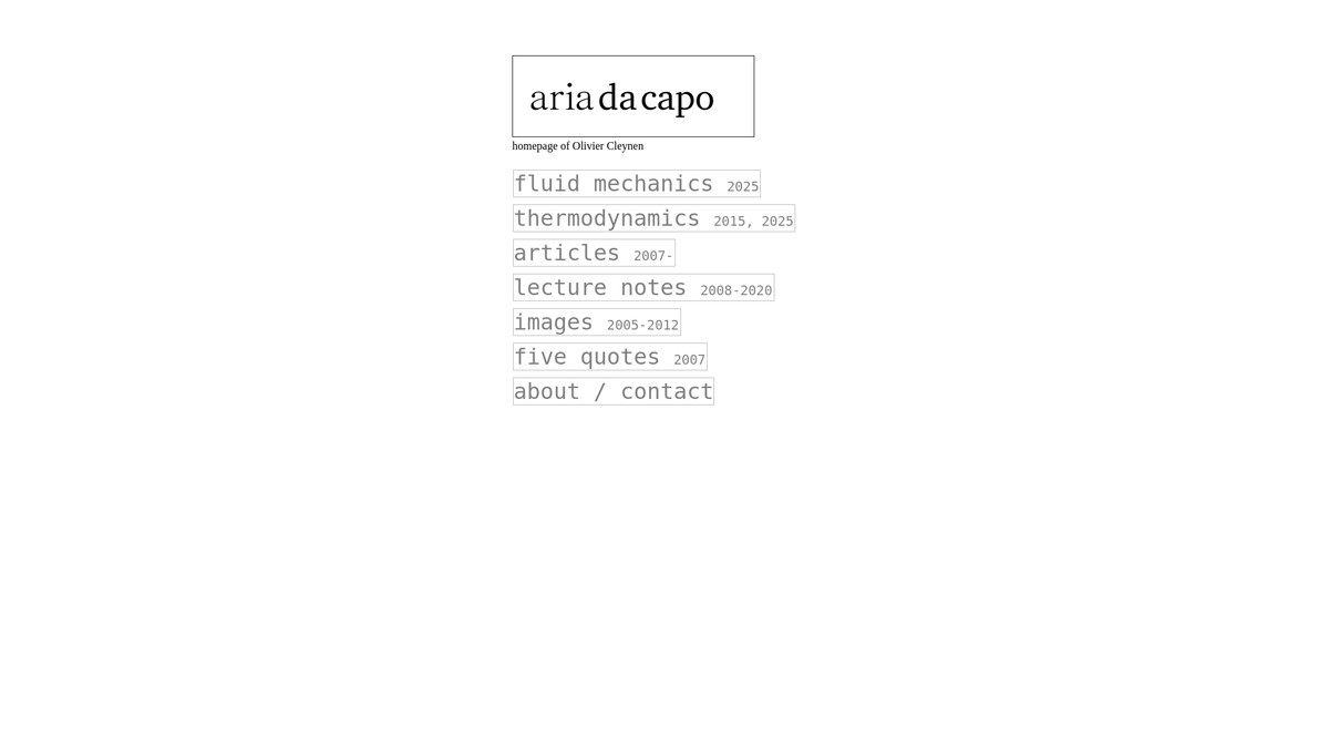 ariadacapo.net screenshot