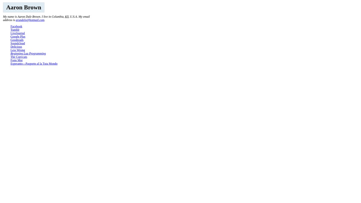 arundelo.com screenshot