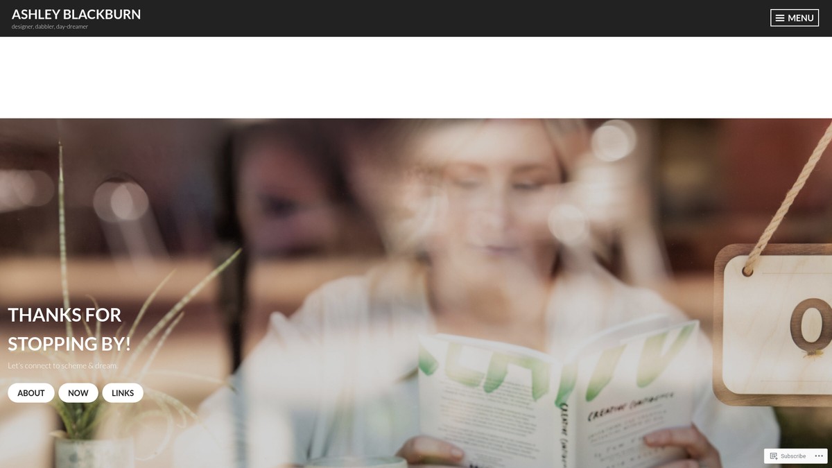 Screenshot of ashleyblackburn.com