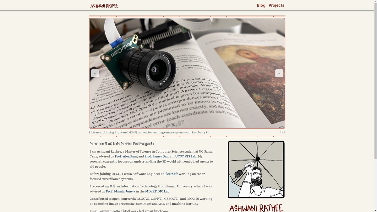 ashwanirathee.com screenshot
