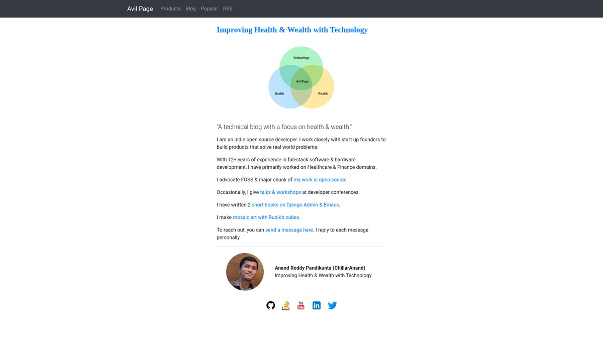 avilpage.com screenshot