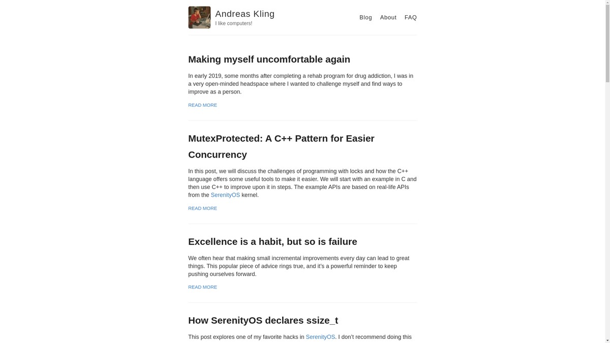 awesomekling.github.io screenshot