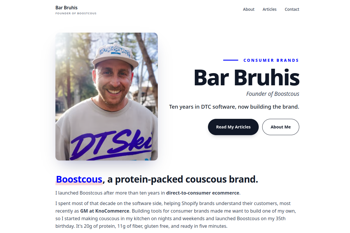Screenshot of barbruhis.com