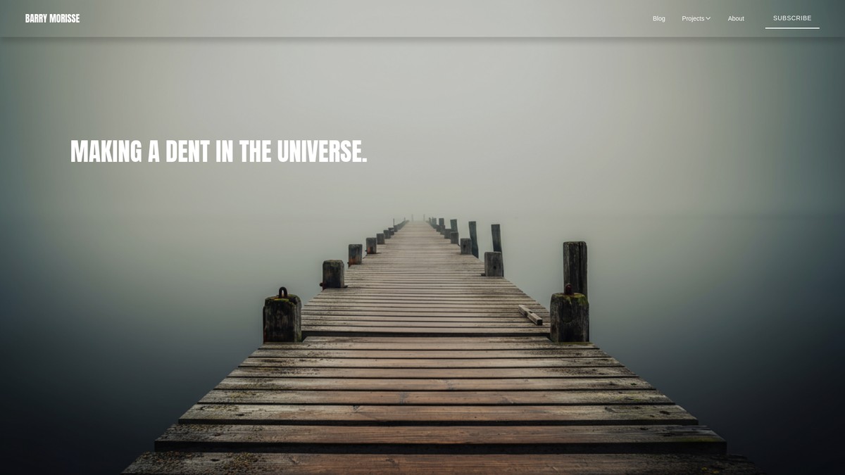 barrymorisse.com screenshot