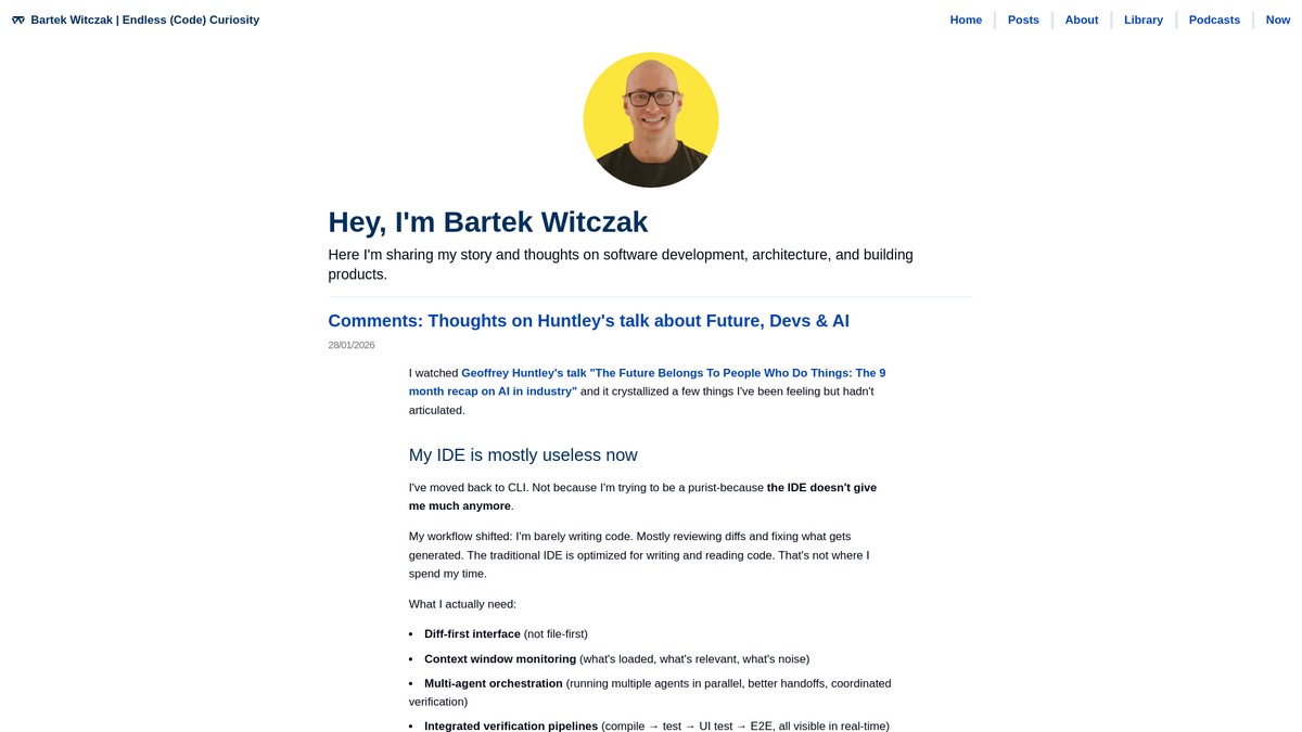 bartekwitczak.com screenshot