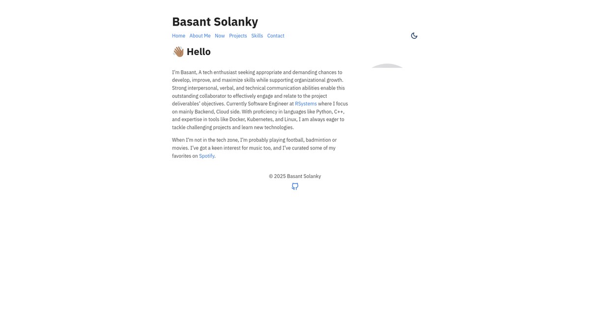 basantsolanky.gitlab.io screenshot