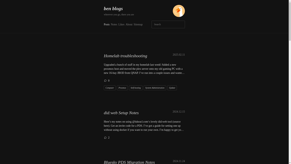 benharri.org screenshot