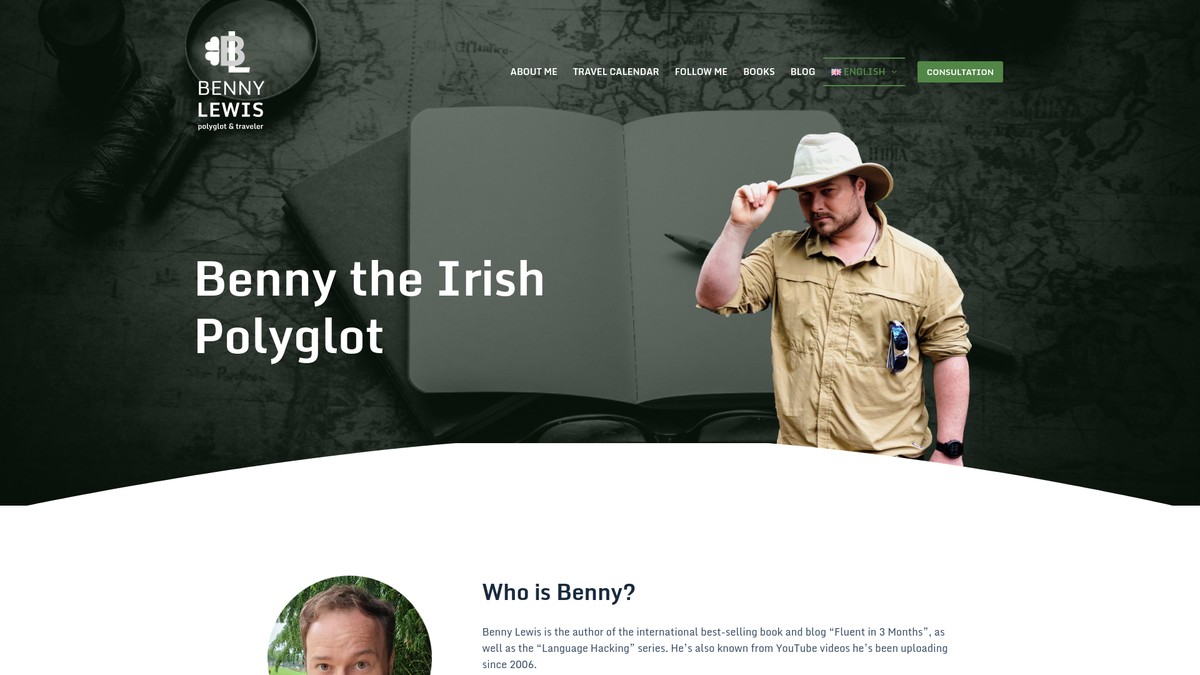 bennylewis.com screenshot