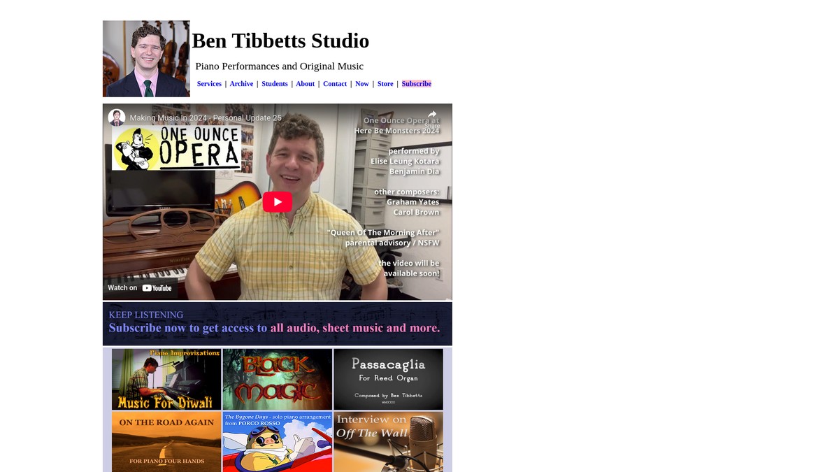 bentibbetts.net screenshot