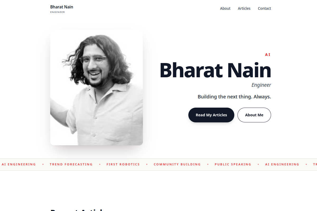 bharatnain.com screenshot