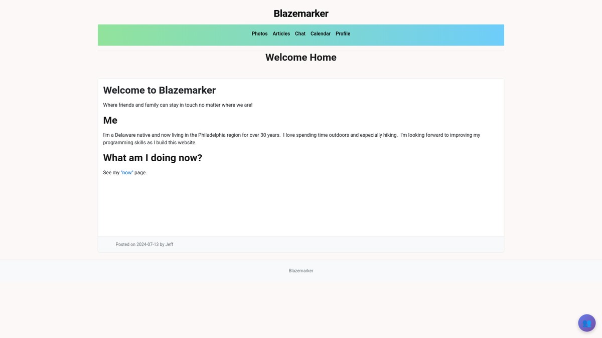 blazemarker.com screenshot