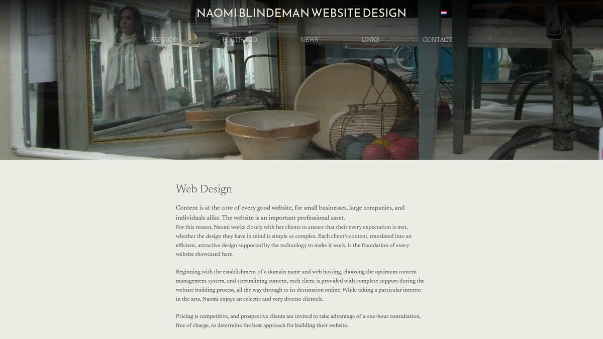 blindemanwebsites.com screenshot