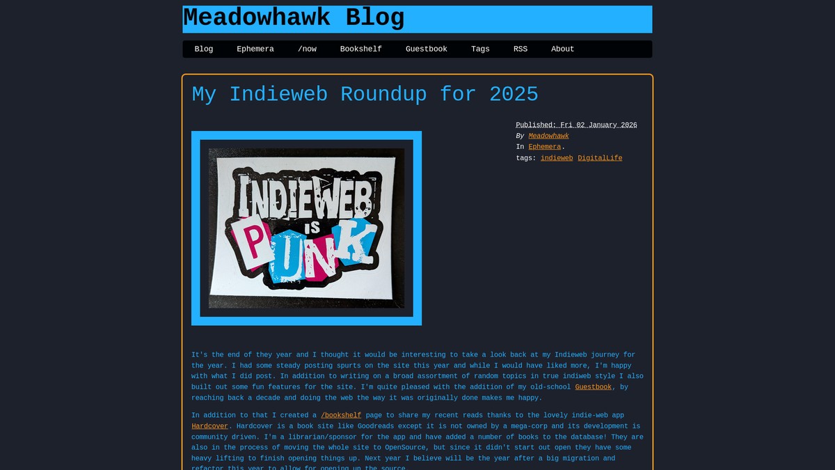 blog.meadowhawk.xyz screenshot