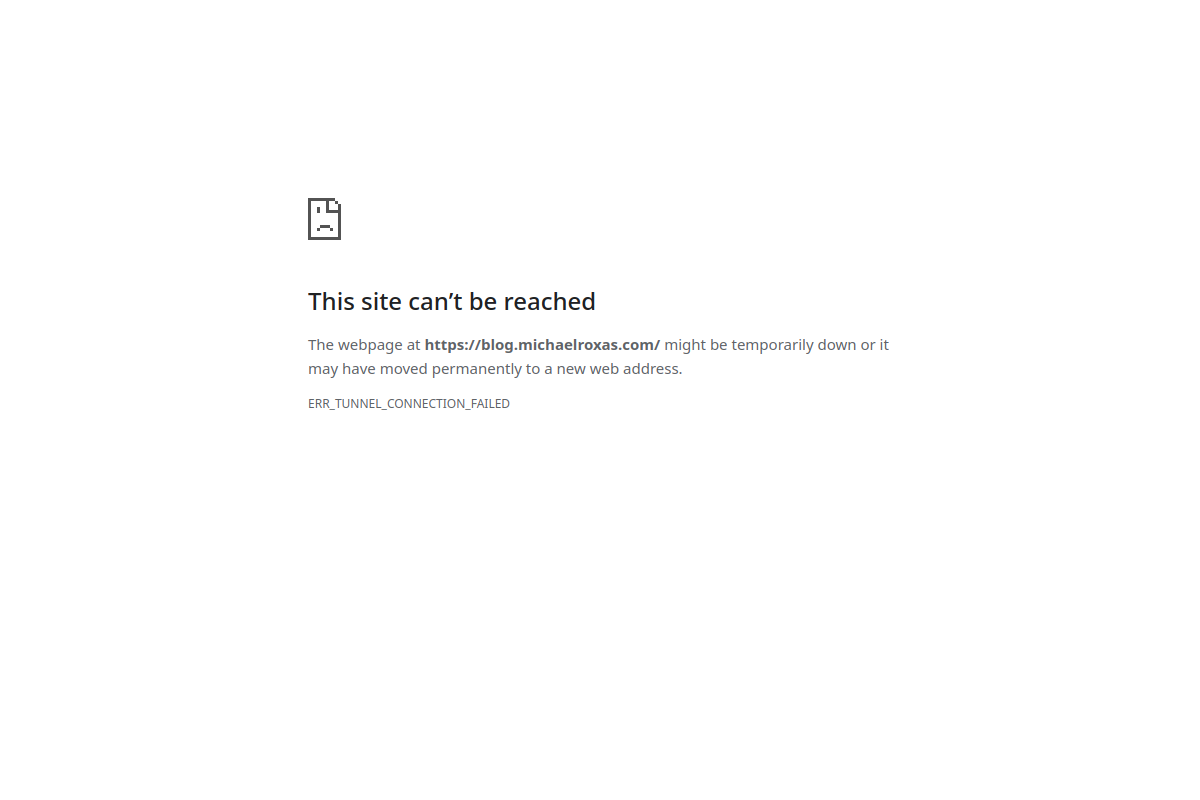 blog.michaelroxas.com screenshot
