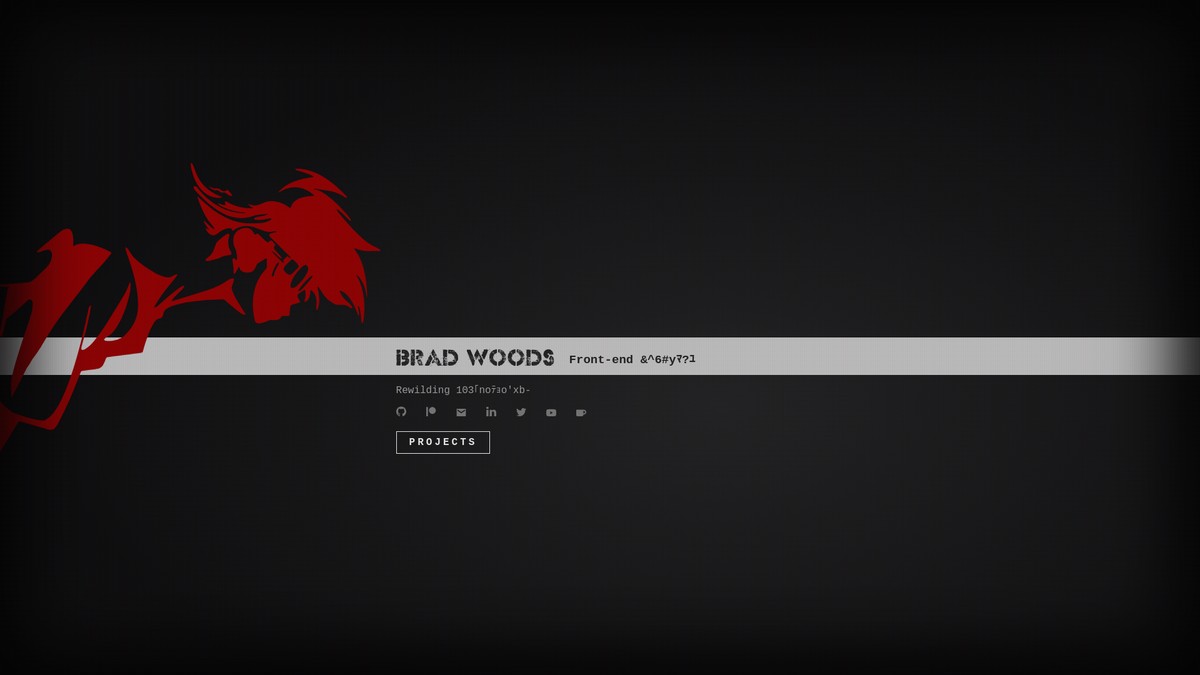 Screenshot of bradwoods.io