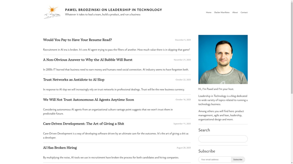 brodzinski.com screenshot