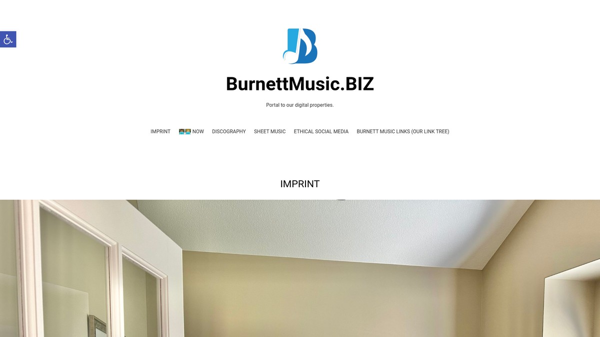 burnettmusic.biz screenshot