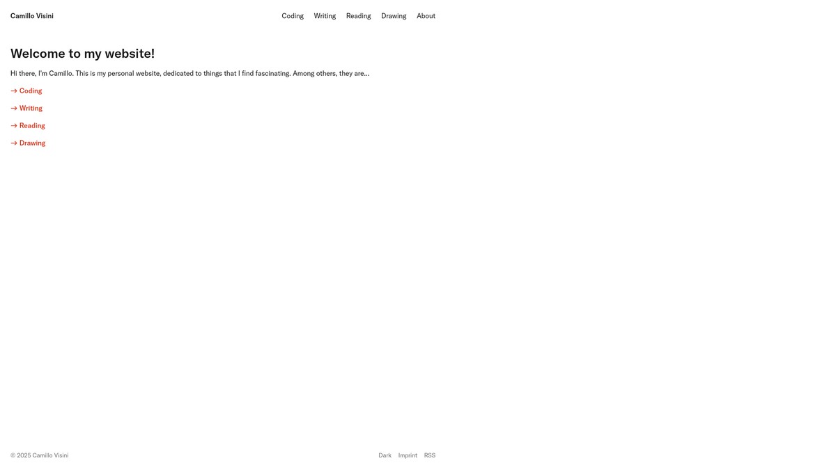 camillovisini.com screenshot