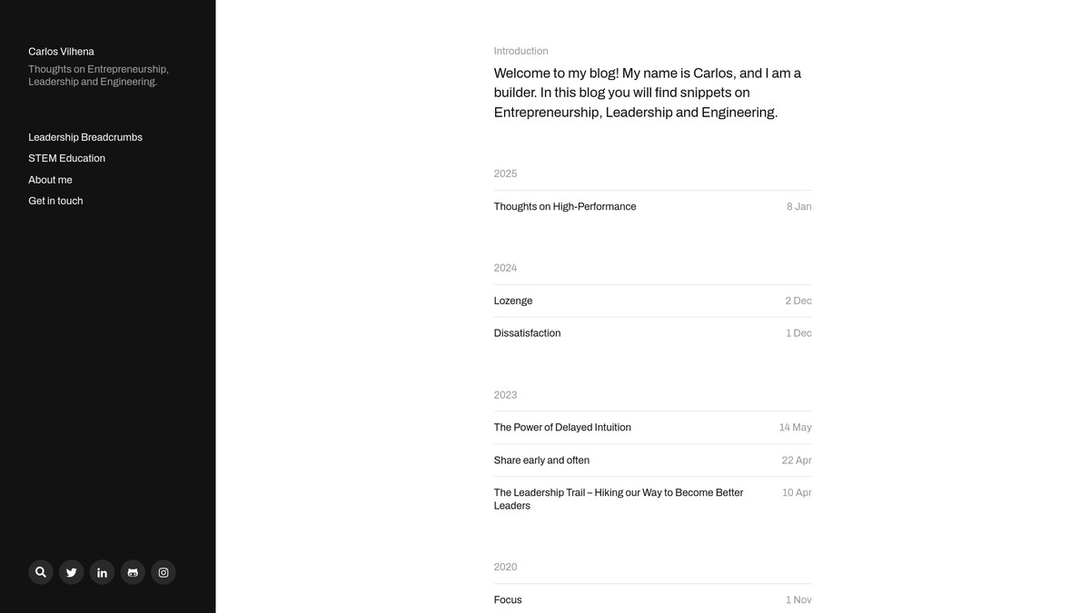 carlosvilhena.com screenshot
