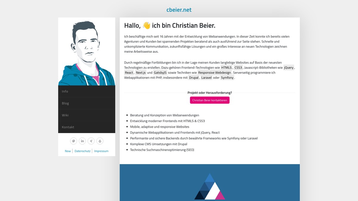 cbeier.net screenshot
