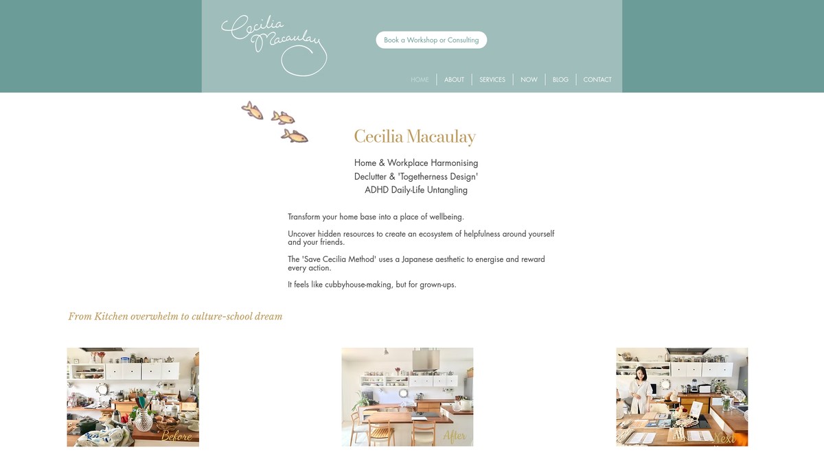 Screenshot of ceciliamacaulay.com.au