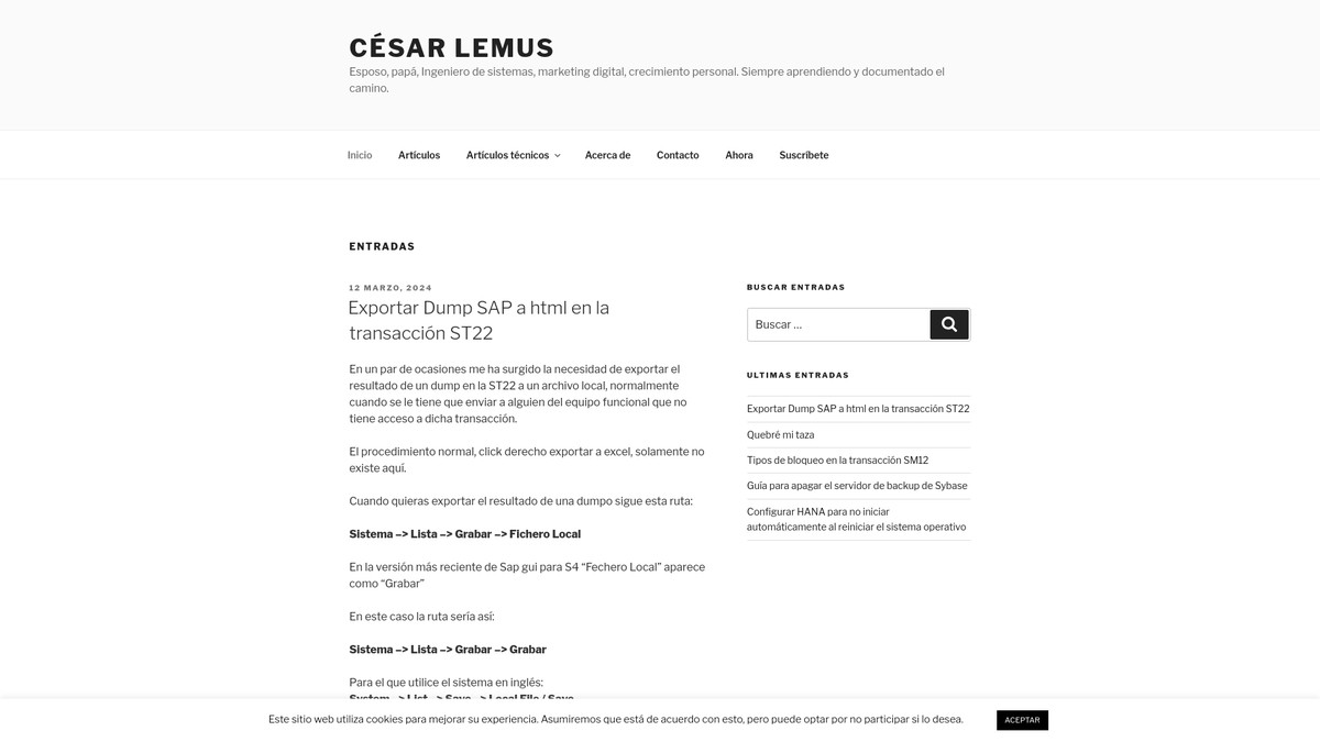 cesarlemus.com screenshot