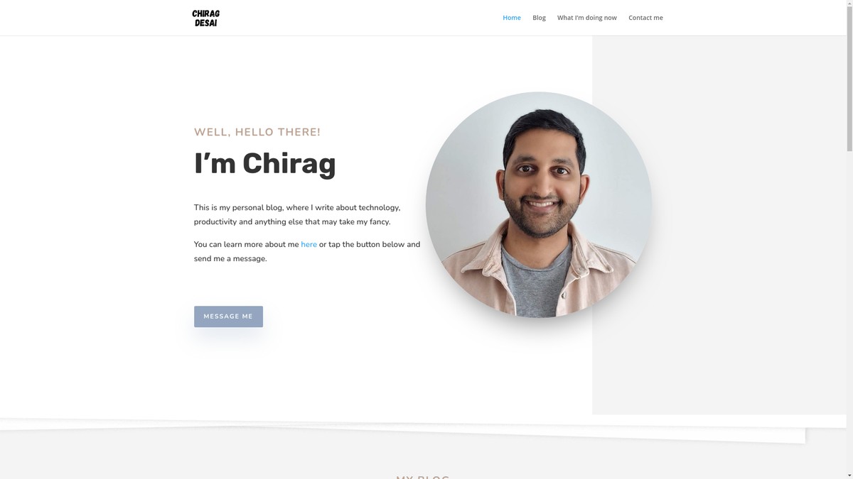 chiragdesai.uk screenshot