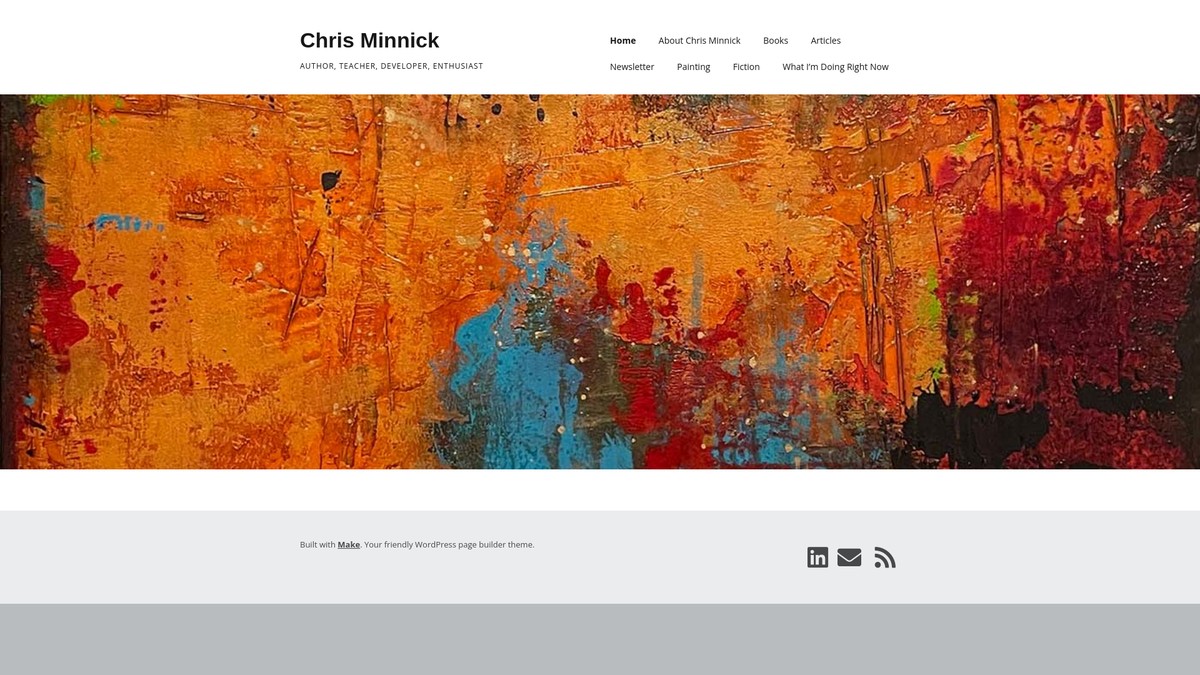 chrisminnick.com screenshot