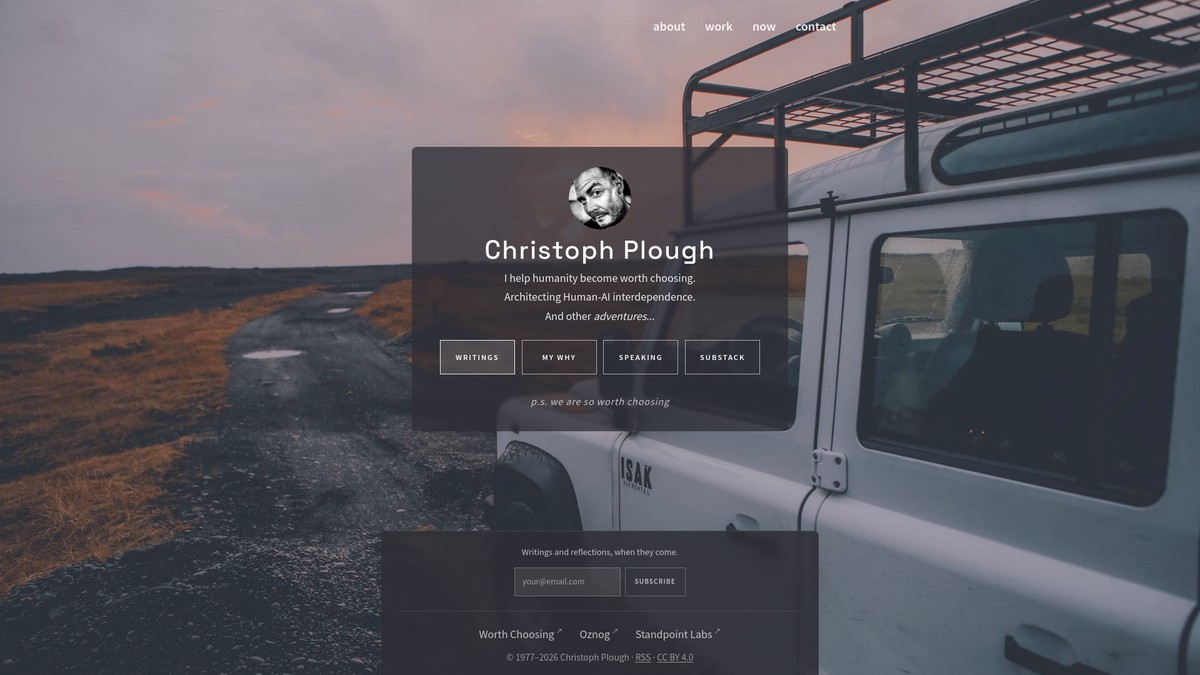 chrisplough.com screenshot