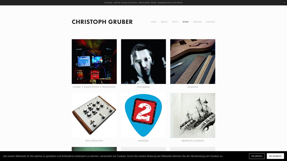 christophgruber.com screenshot