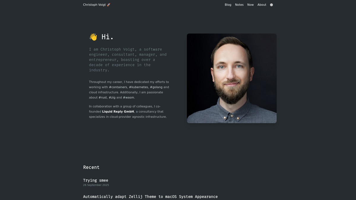 christophvoigt.com screenshot