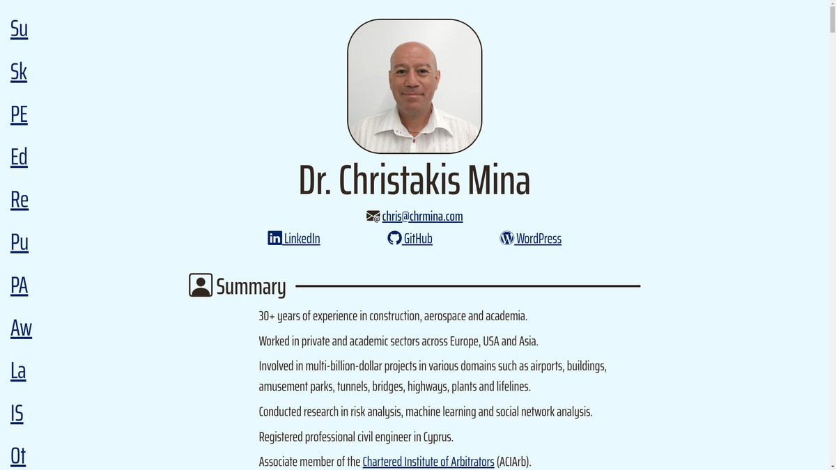 chrmina.com screenshot