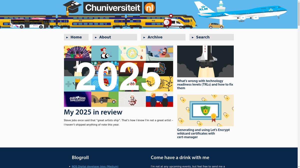 chuniversiteit.nl screenshot