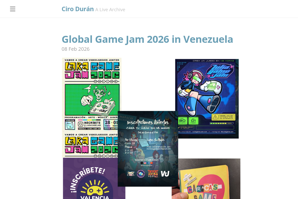 ciroduran.com screenshot