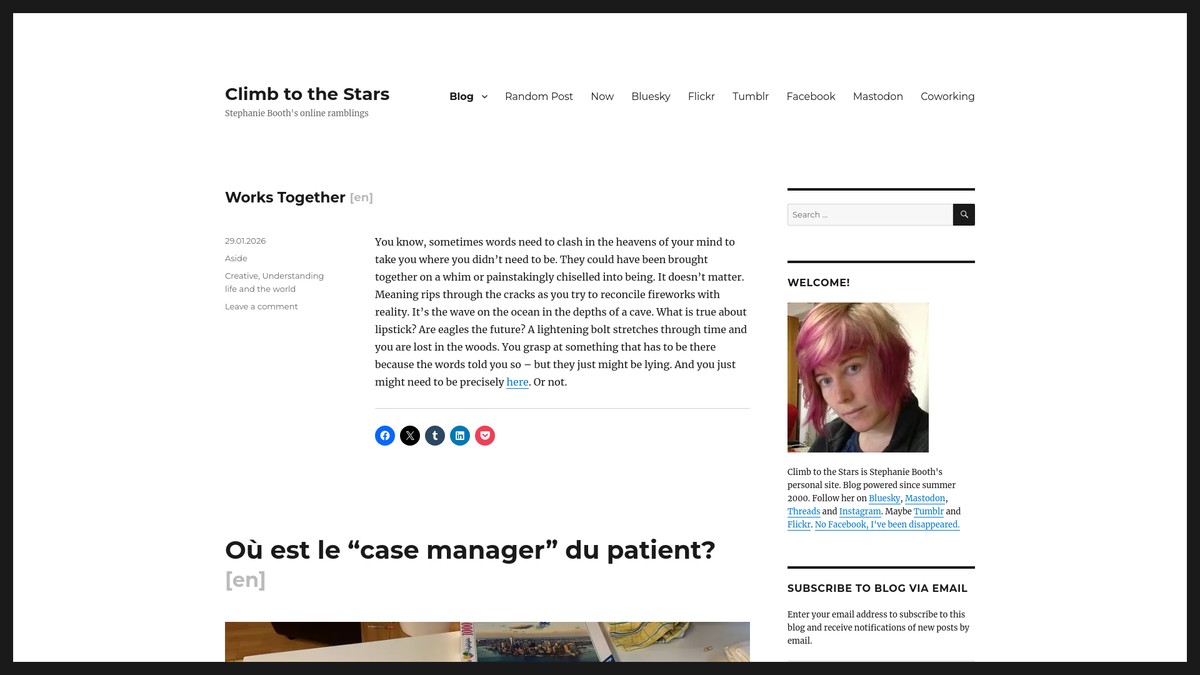 Screenshot of climbtothestars.org