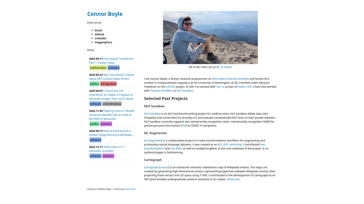 connorboyle.io screenshot