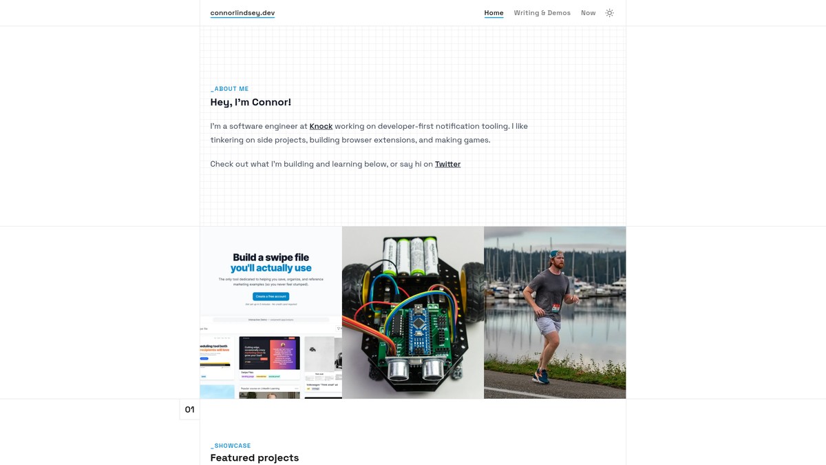 Screenshot of connorlindsey.dev