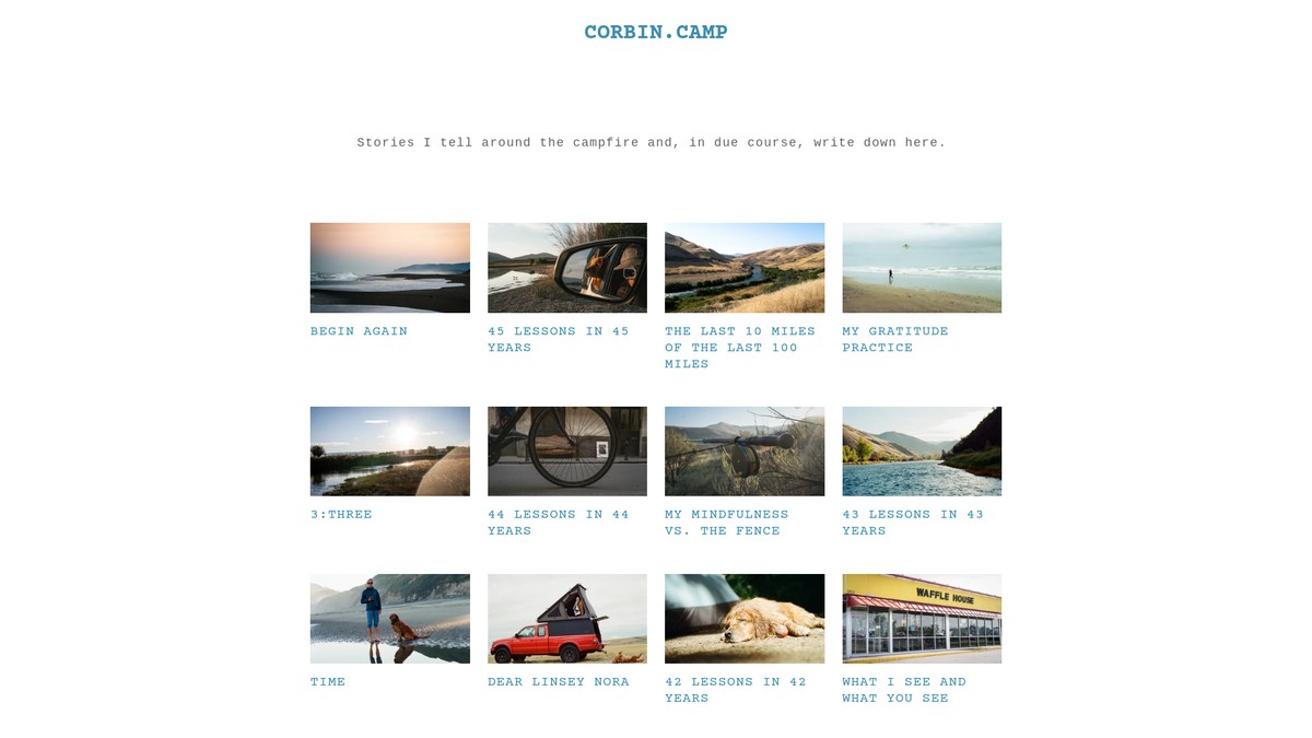 corbin.camp screenshot