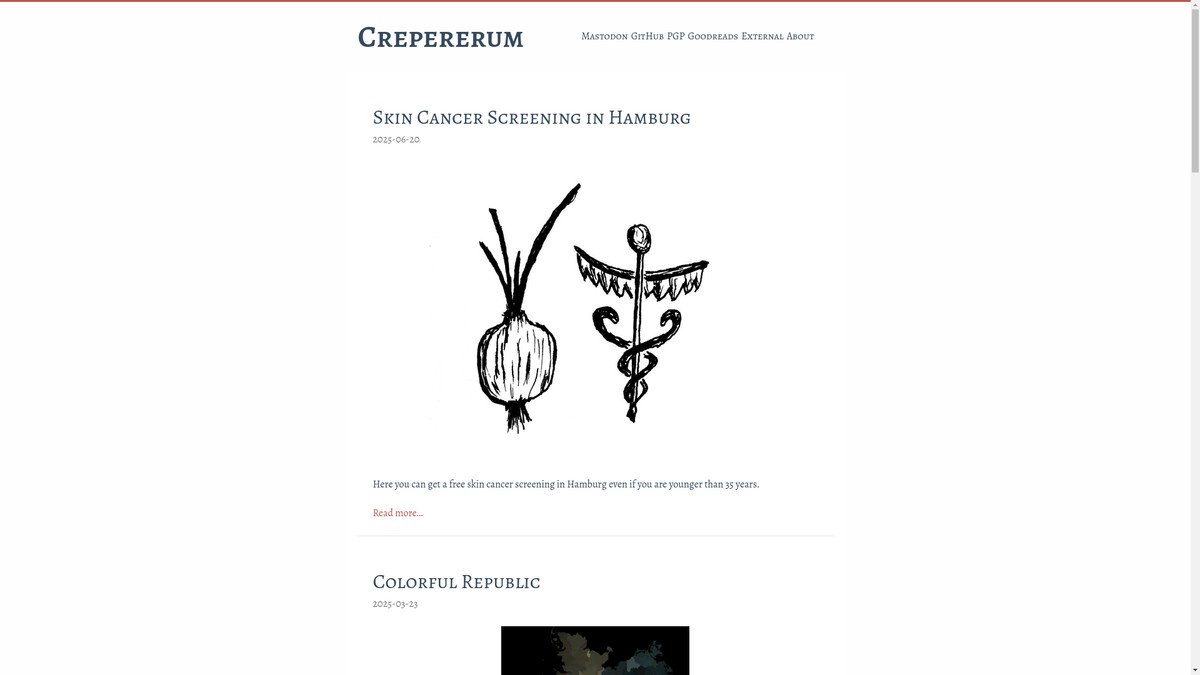 crepererum.net screenshot