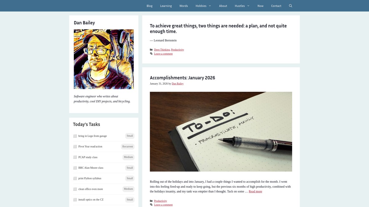 danbailey.net screenshot