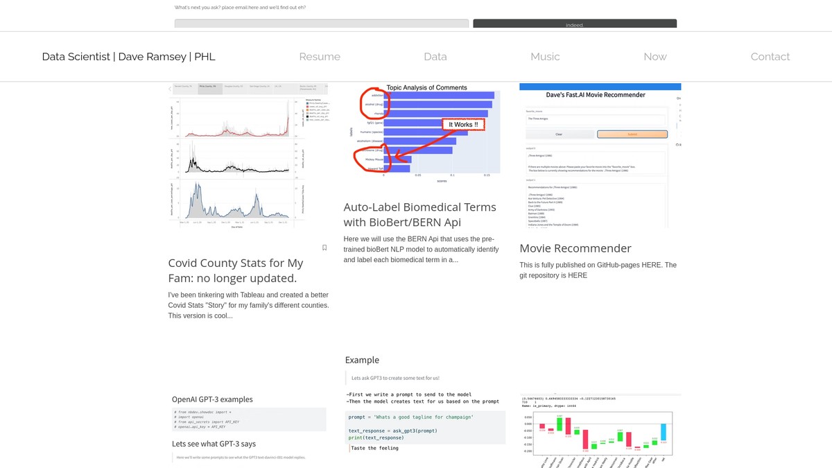 datajazzdave.com screenshot