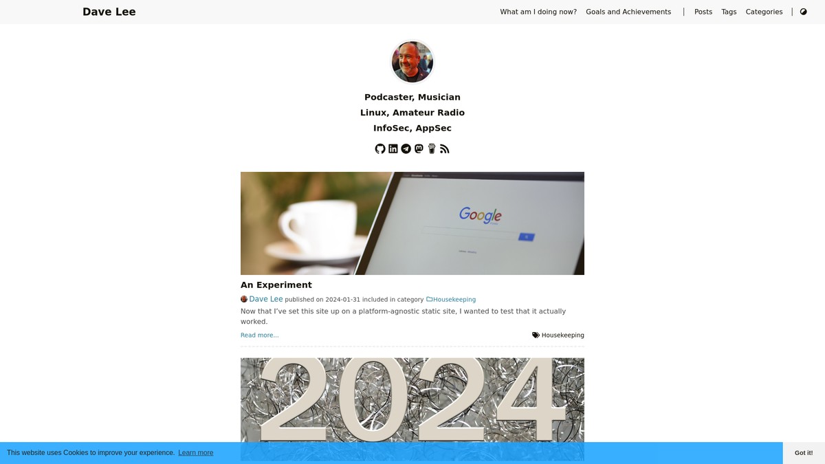 davelee.uk screenshot