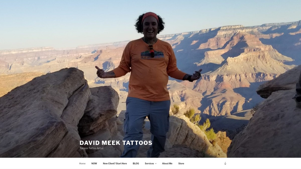 davidmeektattoos.com screenshot