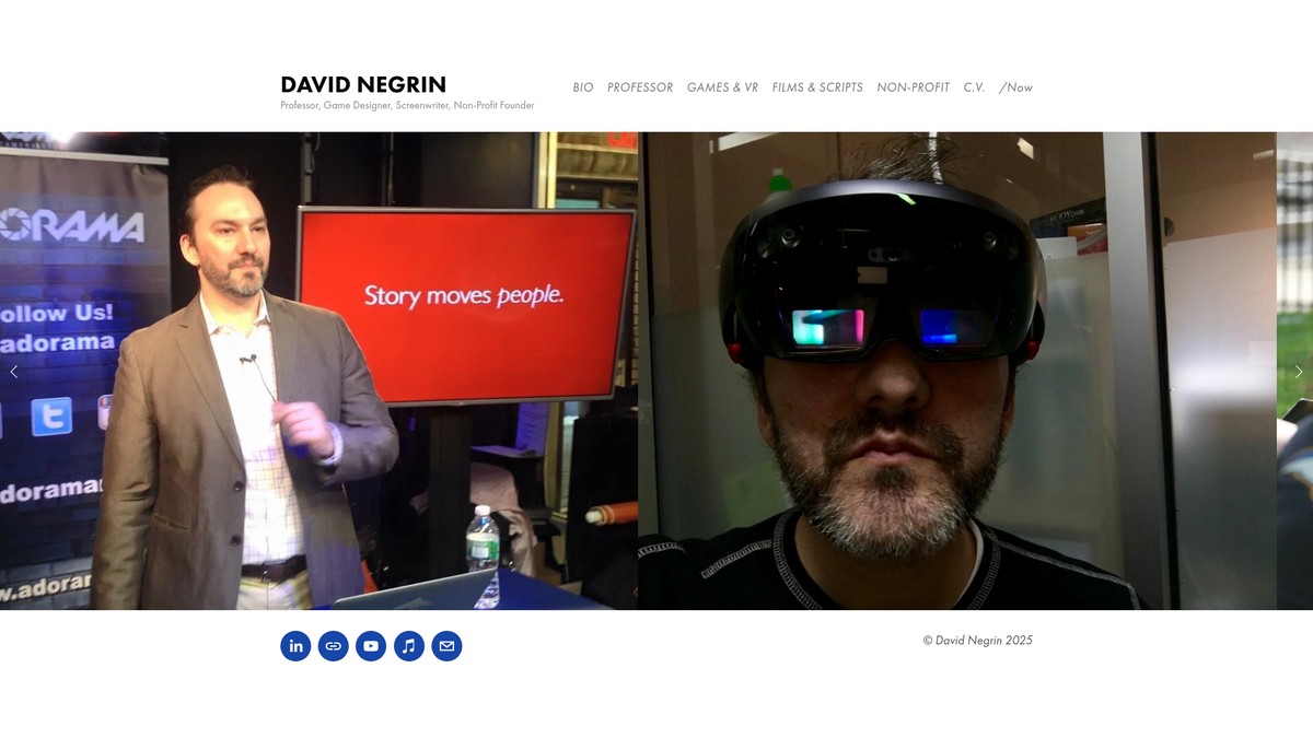 davidnegrin.com screenshot