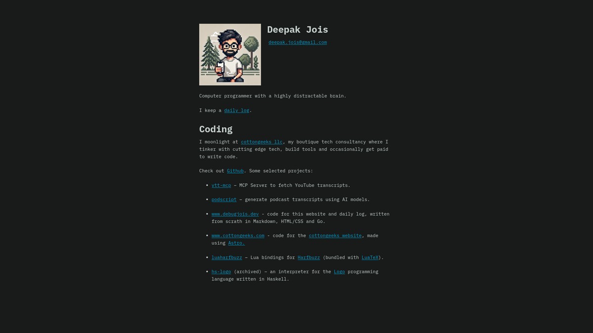 debugjois.dev screenshot