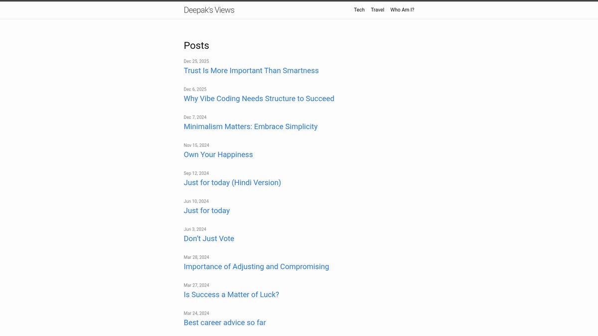 deepak365.in screenshot