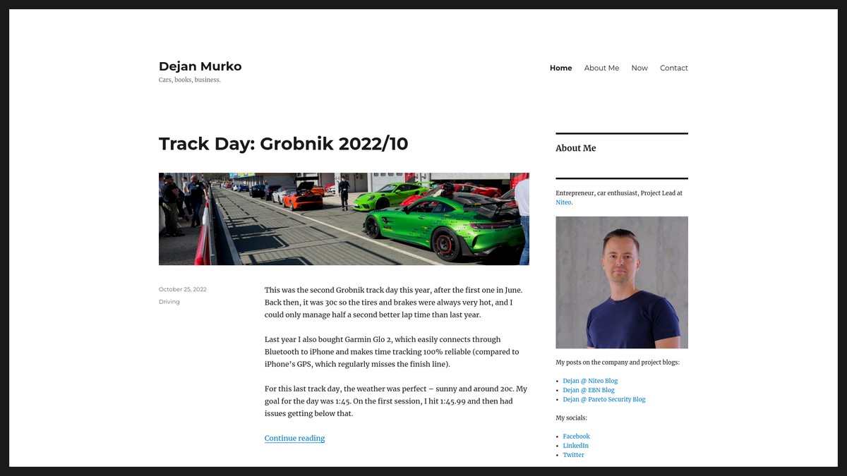 dejanmurko.com screenshot